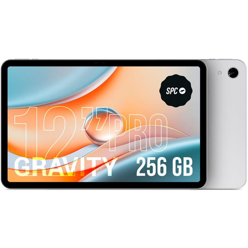 SPC Gravity Pro - Tablette 12 Pouces avec écran Matte View Anti-Reflets FHD | 256 GB Extensibles, 6 GB RAM | Connexion 4G, Octa- SPC Gravity Pro - Tablette 12 Pouces avec écran Matte View Anti-Reflets FHD | 256 GB Extensibles, 6 GB RAM | Connexion 4G, Octa-