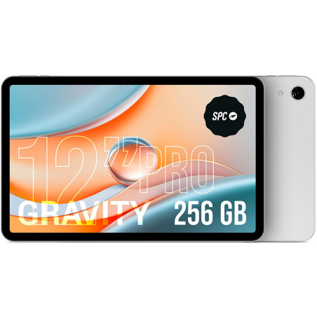 SPC Gravity Pro - Tablette 12 Pouces avec écran Matte View Anti-Reflets FHD | 256 GB Extensibles, 6 GB RAM | Connexion 4G, Octa-