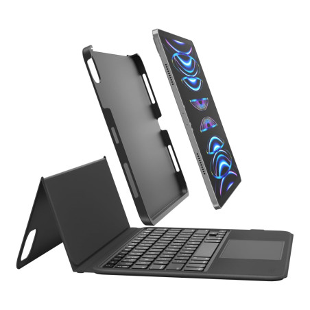 Belkin Everyday Étui pour iPad avec Clavier, Clavier rétroéclairé, Commandes Multi-Touches, Rangement magnétique Apple Pencil, Q