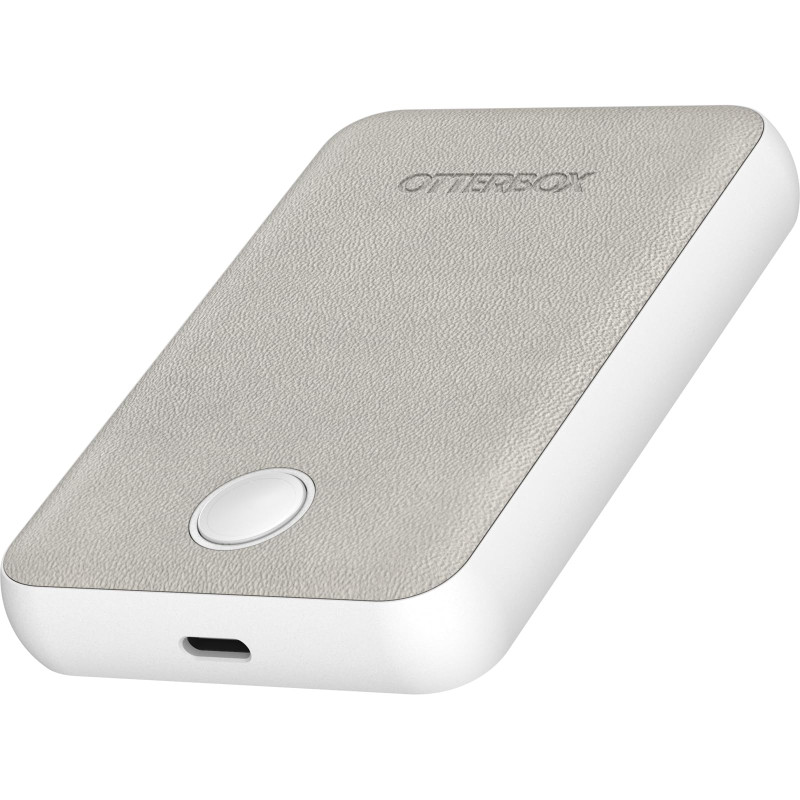 OtterBox Wireless Power Bank pour MagSafe, Batterie Externe Fine avec câble USB-C vers USB-C, indicateur LED, 5000 mAh Conceptio OtterBox Wireless Power Bank pour MagSafe, Batterie Externe Fine avec câble USB-C vers USB-C, indicateur LED, 5000 mAh Conceptio
