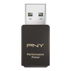 PNY Lecteur de Carte Mémoire Flash microSD Performance Prime™ USB 3.2 Gen 1 - Vitesses ultra-rapides, Lecture 200 Mo/s, Écriture