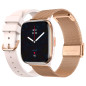ECHO Rainbow Nano - Montre Connectée Femme AMOLED 1.83'' Or Rose - Appel Bluetooth/Sans fil & Capteurs Santé - Modes sport avec ECHO Rainbow Nano - Montre Connectée Femme AMOLED 1.83'' Or Rose - Appel Bluetooth/Sans fil & Capteurs Santé - Modes sport avec