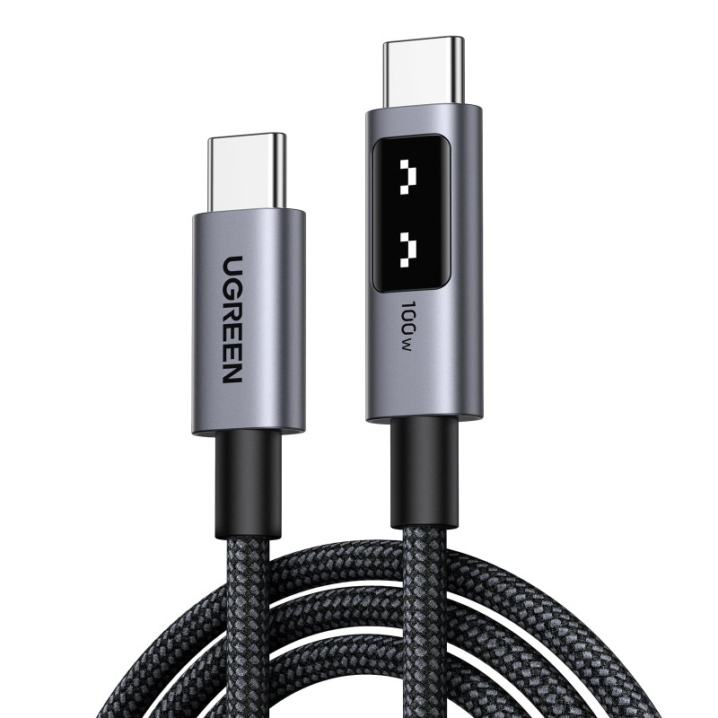UGREEN Uno Câble USB C vers USB C PD 100W 20V 5A Charge Rapide en Nylon Compatible avec MacBook iPad iPhone 17 Pro Max Air 16 Ga UGREEN Uno Câble USB C vers USB C PD 100W 20V 5A Charge Rapide en Nylon Compatible avec MacBook iPad iPhone 17 Pro Max Air 16 Ga