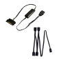 Xilence LQZ.ARGB_Set Cable, Mini Cable ARGB Control pour Composants PC LED ARGB (alimentations ARGB, refroidisseurs CPU ARGB, Ve Xilence LQZ.ARGB_Set Cable, Mini Cable ARGB Control pour Composants PC LED ARGB (alimentations ARGB, refroidisseurs CPU ARGB, Ve