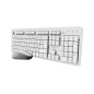 Trust ODY II Pack Clavier et Souris sans Fil AZERTY Français Silencieux, Touches Plates Flottantes, Récepteur USB Unique, Résist Trust ODY II Pack Clavier et Souris sans Fil AZERTY Français Silencieux, Touches Plates Flottantes, Récepteur USB Unique, Résist