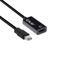 Club 3D CAC-1180 DisplayPort Adaptateur [1x DisplayPort mâle - 1x HDMI femelle] noir