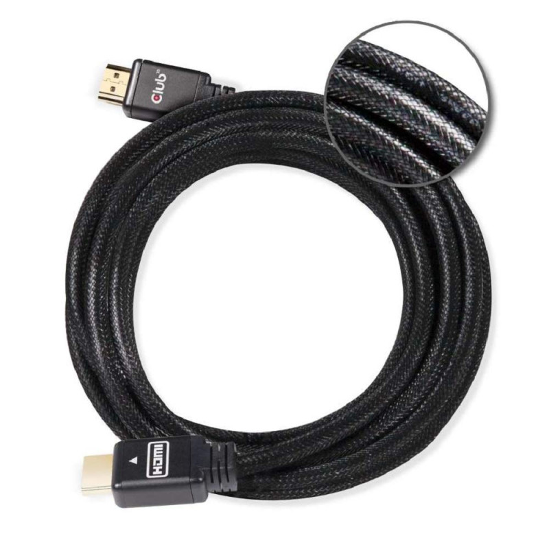 Club 3D HDMI Câble de raccordement Fiche mâle HDMI-A, Fiche mâle HDMI-A 15.00 m Noir CAC-2314 Ignifuge Câble HDMI Club 3D HDMI Câble de raccordement Fiche mâle HDMI-A, Fiche mâle HDMI-A 15.00 m Noir CAC-2314 Ignifuge Câble HDMI