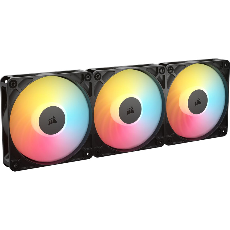 CORSAIR RS120-R ARGB 120mm PWM +5 ARGB Inversée Ventilateurs – Inversé Rotor, Huit RGB LEDs, Haute Pression Statique, Connecteur CORSAIR RS120-R ARGB 120mm PWM +5 ARGB Inversée Ventilateurs – Inversé Rotor, Huit RGB LEDs, Haute Pression Statique, Connecteur