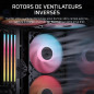 CORSAIR RS120-R ARGB 120mm PWM +5 ARGB Inversée Ventilateurs – Inversé Rotor, Huit RGB LEDs, Haute Pression Statique, Connecteur CORSAIR RS120-R ARGB 120mm PWM +5 ARGB Inversée Ventilateurs – Inversé Rotor, Huit RGB LEDs, Haute Pression Statique, Connecteur