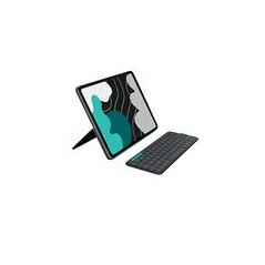 Logitech Flip Folio, étui Clavier pour iPad Pro 13 Pouces (M4 et M5) et iPad Air 13 Pouces (M2 et M3) (2024, 2025), FRA AZERTY, 