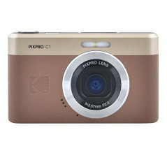 Kodak Pixpro C1 – Appareil Photo Numérique Ultra-Compact | 13MP BSI CMOS, Zoom 4X, Écran LCD 2.8", Flash LED, Batterie Intégrée