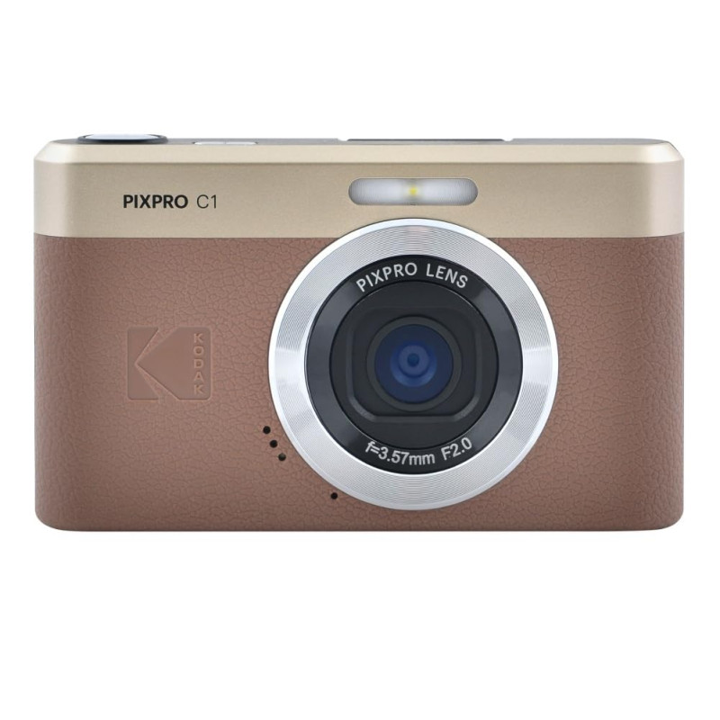 Kodak Pixpro C1 – Appareil Photo Numérique Ultra-Compact | 13MP BSI CMOS, Zoom 4X, Écran LCD 2.8", Flash LED, Batterie Intégrée Kodak Pixpro C1 – Appareil Photo Numérique Ultra-Compact | 13MP BSI CMOS, Zoom 4X, Écran LCD 2.8", Flash LED, Batterie Intégrée