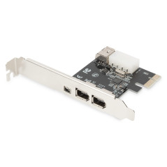 DIGITUS Carte et Adaptateur d'interfaces Interne IEEE 1394/Firewire