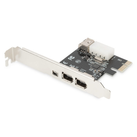 DIGITUS Carte et Adaptateur d'interfaces Interne IEEE 1394/Firewire