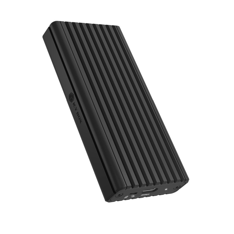 ICY Box Boîtier pour SSD M.2 NVMe (USB 3.2 Gen 2x2, 20 Gbit/s, sans Outil, disjoncteur d'écriture, Aluminium avec Refroidissemen ICY Box Boîtier pour SSD M.2 NVMe (USB 3.2 Gen 2x2, 20 Gbit/s, sans Outil, disjoncteur d'écriture, Aluminium avec Refroidissemen