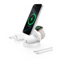 Belkin BoostCharge Station de Charge 3-en-1 Pliable, Chargeur Induction Compatible MagSafe, certifié Qi2, 15 W, pour iPhone 17, Belkin BoostCharge Station de Charge 3-en-1 Pliable, Chargeur Induction Compatible MagSafe, certifié Qi2, 15 W, pour iPhone 17,