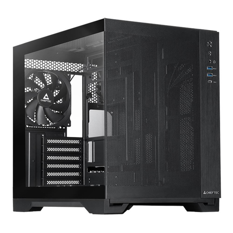 Chieftec GEH Visio Air GM-30B-M-OP Verre trempé Noir