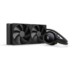NZXT Kraken Plus 240 – Refroidisseur liquide AIO pour CPU – Radiateur 240mm – 2 x Ventilateurs F120P – Écran LCD carré personnal