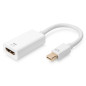 DIGITUS Mini DisplayPort Adaptateur Graphique - mDP vers HDMI Type A - UltraHD 4k/60 Hz 4096 x 2160 Pixels - Blanc DIGITUS Mini DisplayPort Adaptateur Graphique - mDP vers HDMI Type A - UltraHD 4k/60 Hz 4096 x 2160 Pixels - Blanc