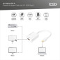 DIGITUS Mini DisplayPort Adaptateur Graphique - mDP vers HDMI Type A - UltraHD 4k/60 Hz 4096 x 2160 Pixels - Blanc DIGITUS Mini DisplayPort Adaptateur Graphique - mDP vers HDMI Type A - UltraHD 4k/60 Hz 4096 x 2160 Pixels - Blanc