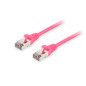 Equip Câble patch Cat6A S/FTP 2 x RJ45 Rose 0,15 m Equip Câble patch Cat6A S/FTP 2 x RJ45 Rose 0,15 m