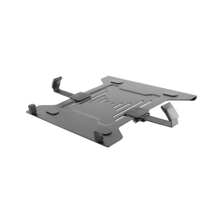 ICY BOX Support pour Ordinateur Portable ou Tablette, Accessoire de Fixation VESA 75x75 et 100x100, Largeur réglable, Fixation, 
