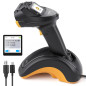 Inateck Scanner de Code-Barres Bluetooth, Scanner 2D 1D sans Fil, Scanner de Code QR, avec Écran Tactile et Base Intelligente, M Inateck Scanner de Code-Barres Bluetooth, Scanner 2D 1D sans Fil, Scanner de Code QR, avec Écran Tactile et Base Intelligente, M