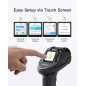 Inateck Scanner de Code-Barres Bluetooth, Scanner 2D 1D sans Fil, Scanner de Code QR, avec Écran Tactile et Base Intelligente, M Inateck Scanner de Code-Barres Bluetooth, Scanner 2D 1D sans Fil, Scanner de Code QR, avec Écran Tactile et Base Intelligente, M