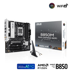 ASUS B850M Max Gaming WiFi AMD B850 Socket AM5 Micro ATX (MB ASUS B850M Max Gaming WiFi)