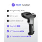Inateck AI Lecteur Code à Barres, Barcode Scanner Bluetooth, Douchette Lecteur de Code Barre USB sans Fil 1D avec APP et SDK, 18 Inateck AI Lecteur Code à Barres, Barcode Scanner Bluetooth, Douchette Lecteur de Code Barre USB sans Fil 1D avec APP et SDK, 18