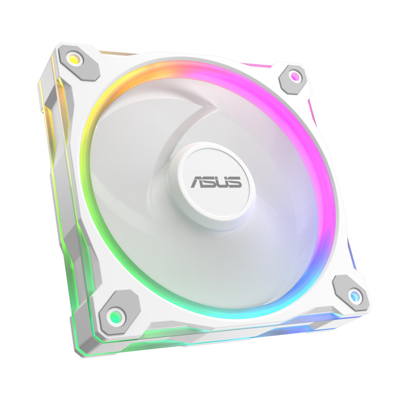 ASUS Prime MR120 ARGB (Blanc) – Ventilateurs de boîtier (120mm PWM, 20 ARGB LED, Vitesse du Ventilateur de 1600 TR/Min, débit d' ASUS Prime MR120 ARGB (Blanc) – Ventilateurs de boîtier (120mm PWM, 20 ARGB LED, Vitesse du Ventilateur de 1600 TR/Min, débit d'