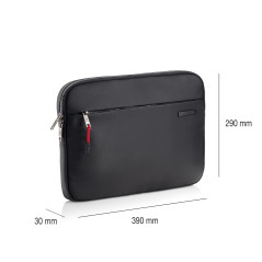Miquelrius Housse portable 15" noire Bag To Work, unisexe, adulte, 390 x 290 x 30 mm, Noir, 390 x 290 x 30 mm