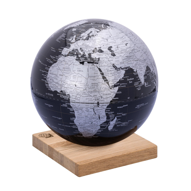 TROIKA Globe terrestre 25 cm de diamètre EXPLORER 360° - Sur socle magnétique issu de forêts durables en Lituanie - Bois de Chên TROIKA Globe terrestre 25 cm de diamètre EXPLORER 360° - Sur socle magnétique issu de forêts durables en Lituanie - Bois de Chên