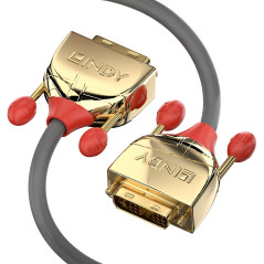 LINDY 36207 Câble DVI-D Dual Link mâle/mâle 15 M