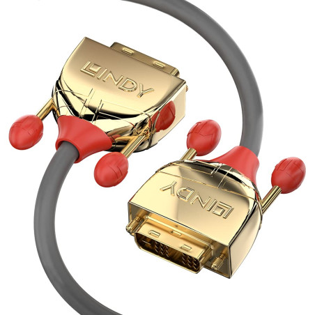 LINDY 36207 Câble DVI-D Dual Link mâle/mâle 15 M