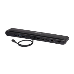 Club3D CSV-2541 12-1 USB-C® Triple Display PD3.0 Station d'accueil 100 W + Chargeur