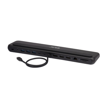 Club3D CSV-2541 12-1 USB-C® Triple Display PD3.0 Station d'accueil 100 W + Chargeur