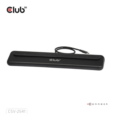 Club3D CSV-2541 12-1 USB-C® Triple Display PD3.0 Station d'accueil 100 W + Chargeur