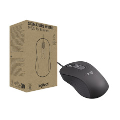 Logitech Signature Wired M520 for Business, Souris Filaire Optique, USB-C prêt à l’Emploi, Windows/Mac/Chrome/PC/Ordinateurs Por