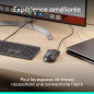 Logitech Signature Wired M520 for Business, Souris Filaire Optique, USB-C prêt à l’Emploi, Windows/Mac/Chrome/PC/Ordinateurs Por Logitech Signature Wired M520 for Business, Souris Filaire Optique, USB-C prêt à l’Emploi, Windows/Mac/Chrome/PC/Ordinateurs Por