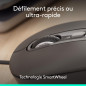 Logitech Signature Wired M520 for Business, Souris Filaire Optique, USB-C prêt à l’Emploi, Windows/Mac/Chrome/PC/Ordinateurs Por Logitech Signature Wired M520 for Business, Souris Filaire Optique, USB-C prêt à l’Emploi, Windows/Mac/Chrome/PC/Ordinateurs Por