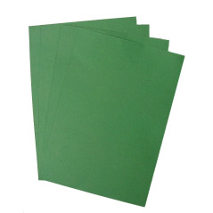 Pavo - Plats de couverture A4 grain cuir 250 g , Paquet de 100 - Vert forêt