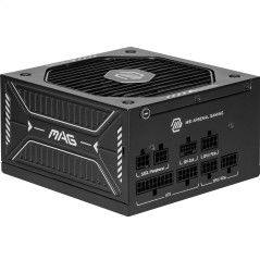 MSI MAG A650GLS PCIE5 Alimentation PC silencieuse, 650W, ATX, 80 Plus Gold, ATX 3.1, Compatible PCIe 5.1, Câbles gaufrés, Connec