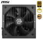 MSI MAG A650GLS PCIE5 Alimentation PC silencieuse, 650W, ATX, 80 Plus Gold, ATX 3.1, Compatible PCIe 5.1, Câbles gaufrés, Connec MSI MAG A650GLS PCIE5 Alimentation PC silencieuse, 650W, ATX, 80 Plus Gold, ATX 3.1, Compatible PCIe 5.1, Câbles gaufrés, Connec
