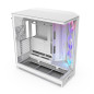 NZXT H9 Flow RGB (2025) – Grand boîtier PC ATX Mid-Tower à Double Chambre pour Flux d'air – Comprend 1 unité de Ventilateur RGB NZXT H9 Flow RGB (2025) – Grand boîtier PC ATX Mid-Tower à Double Chambre pour Flux d'air – Comprend 1 unité de Ventilateur RGB