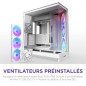 NZXT H9 Flow RGB (2025) – Grand boîtier PC ATX Mid-Tower à Double Chambre pour Flux d'air – Comprend 1 unité de Ventilateur RGB NZXT H9 Flow RGB (2025) – Grand boîtier PC ATX Mid-Tower à Double Chambre pour Flux d'air – Comprend 1 unité de Ventilateur RGB