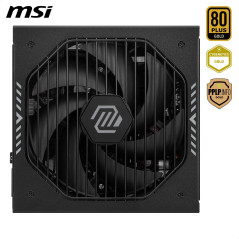 MSI MAG A850GLS PCIE5 Alimentation PC silencieuse, 850W, ATX, 80 Plus Gold, ATX 3.1, Compatible PCIe 5.1, Câbles gaufrés, Connec