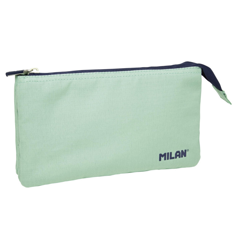 Sac scolaire milan 1918 collection 3 fermetures éclair et 5 compartiments vert 215 x 35 x 125 mm Sac scolaire milan 1918 collection 3 fermetures éclair et 5 compartiments vert 215 x 35 x 125 mm