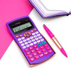 Blister Calculatrice Scientifique 240 Fonctions, Copper Lilas