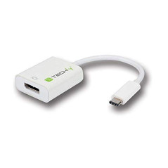 Techly Câble convertisseur adaptateur USB 3.1 type C M à DisplayPort F